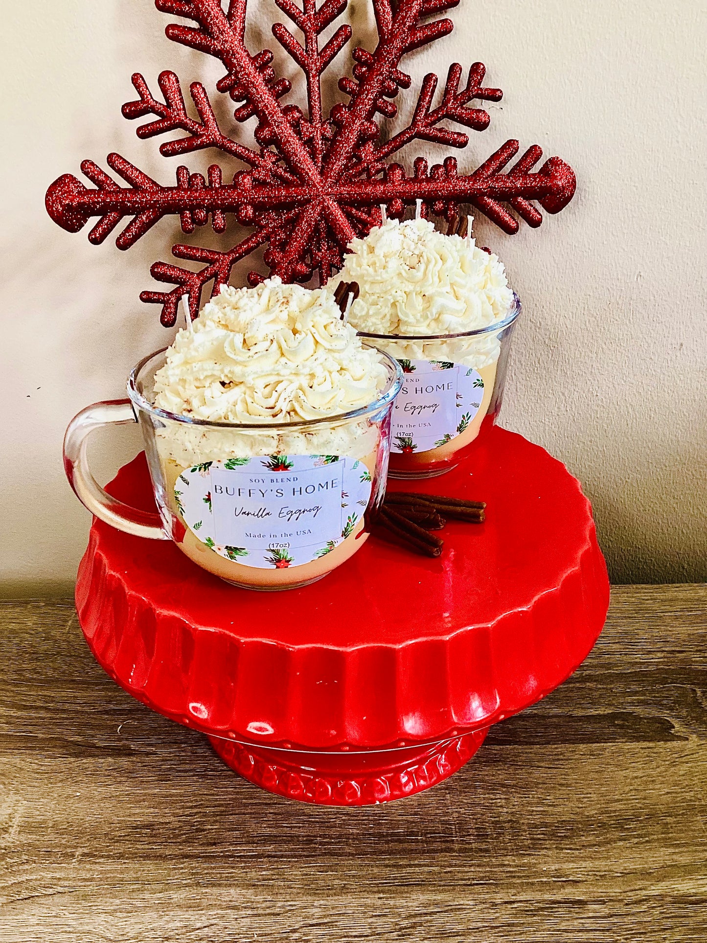 Vanilla Eggnog Holiday Candle