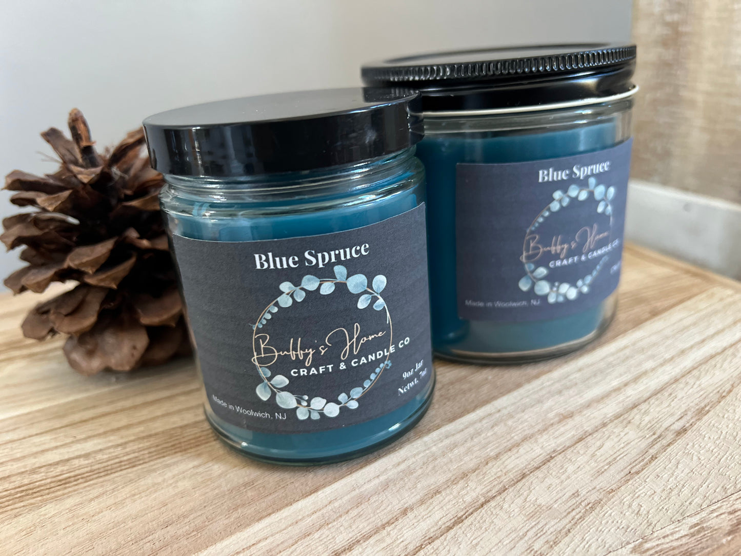 Blue spruce Candle