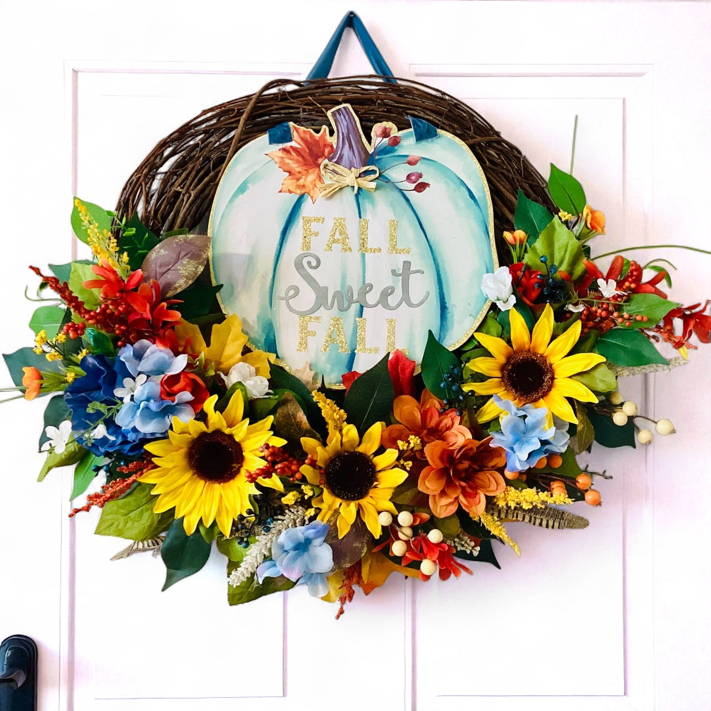 Fall Sweet Fall Pumpkin Wreath
