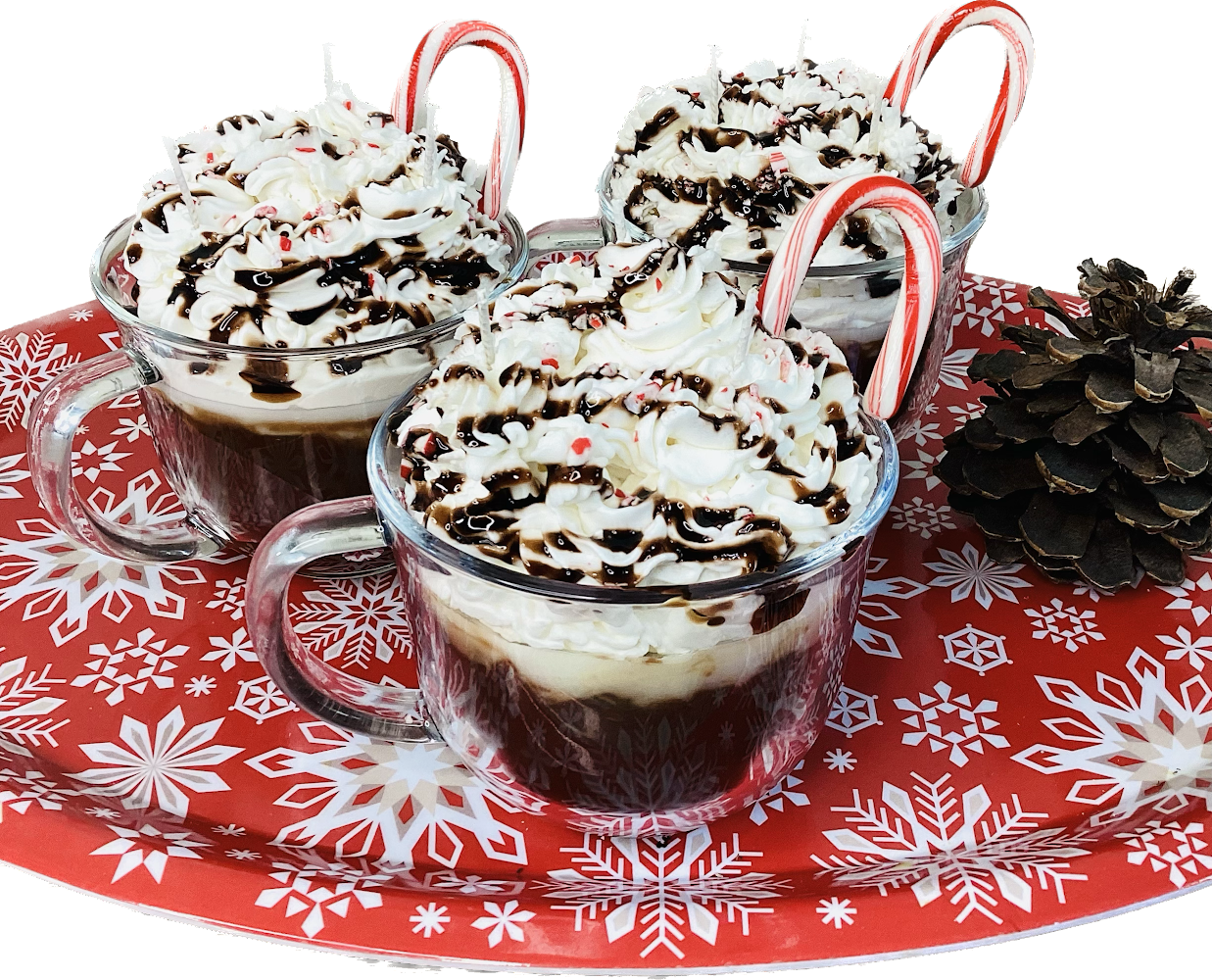 Peppermint Mocha Latte 17oz Candle Mug
