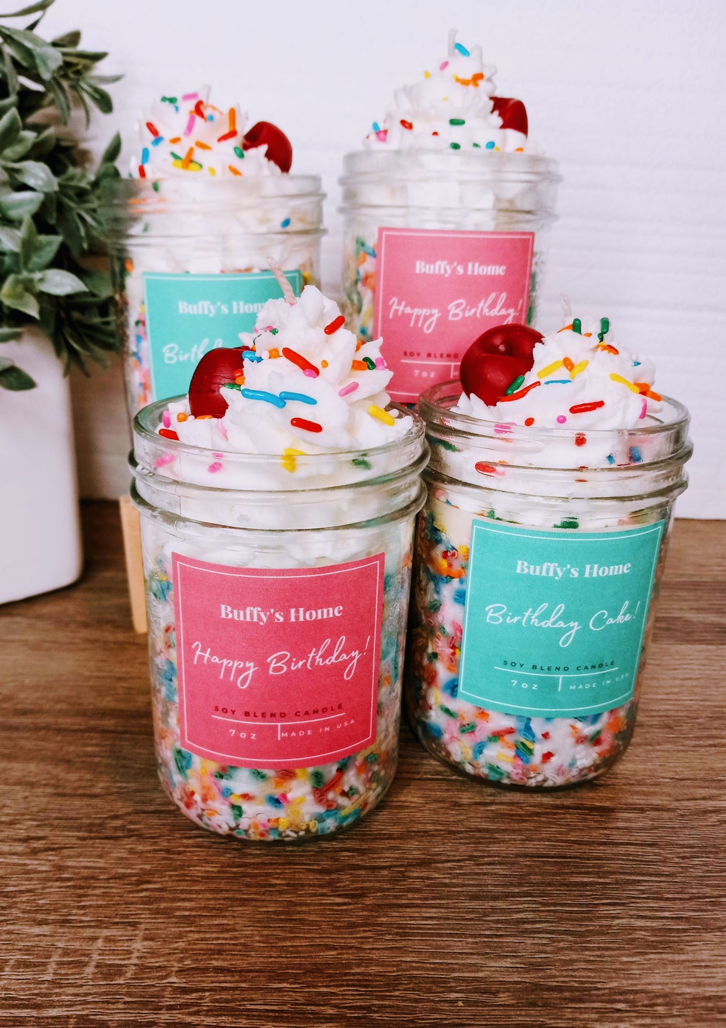 Miniature Birthday Cake Candle