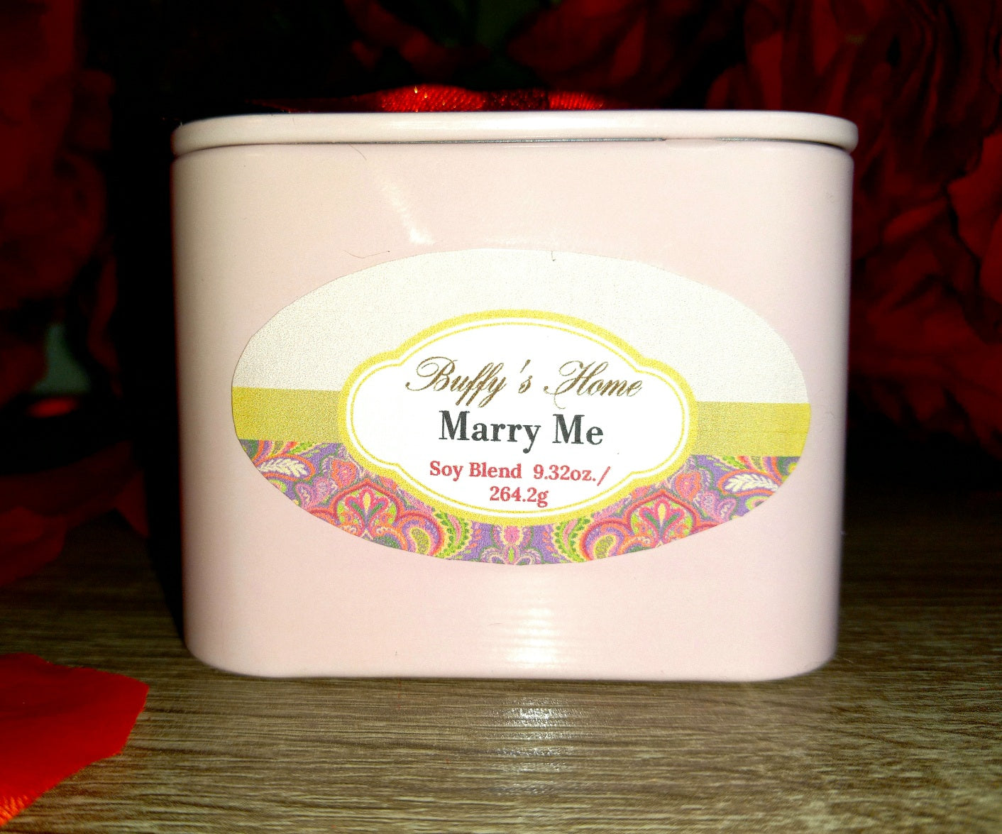 "Marry Me" 8oz Designer Frangrance Candle