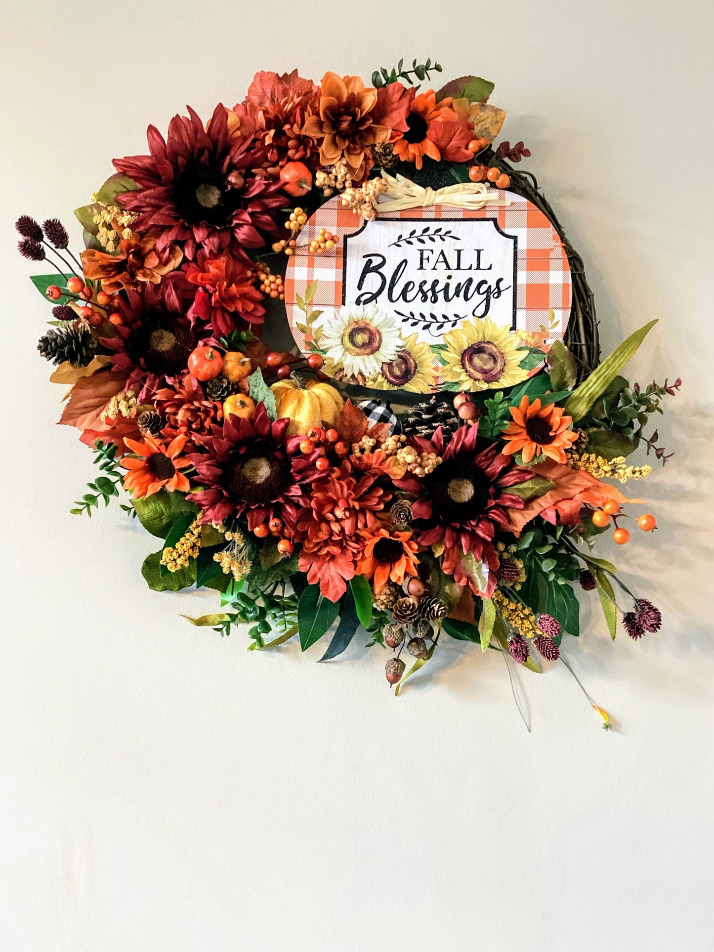 Fall Blessings Wreath