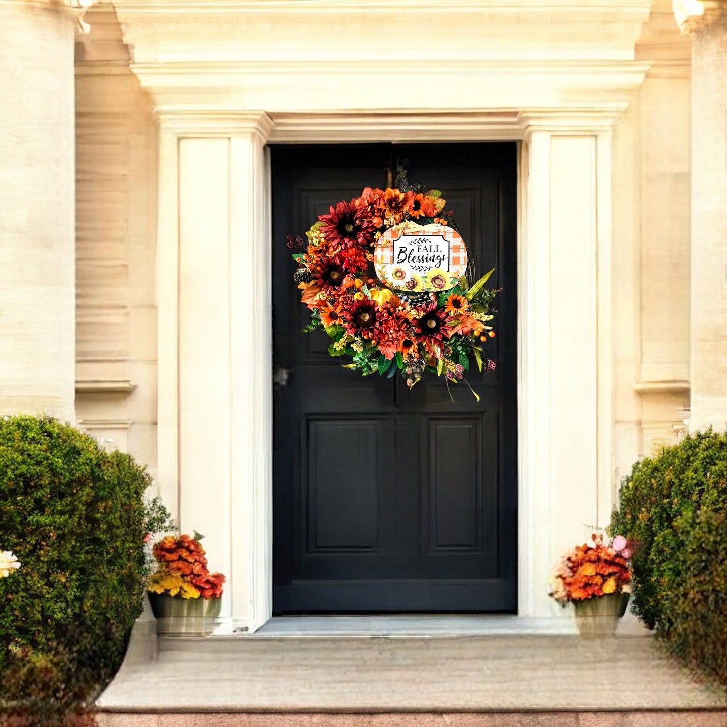 Fall Blessings Wreath