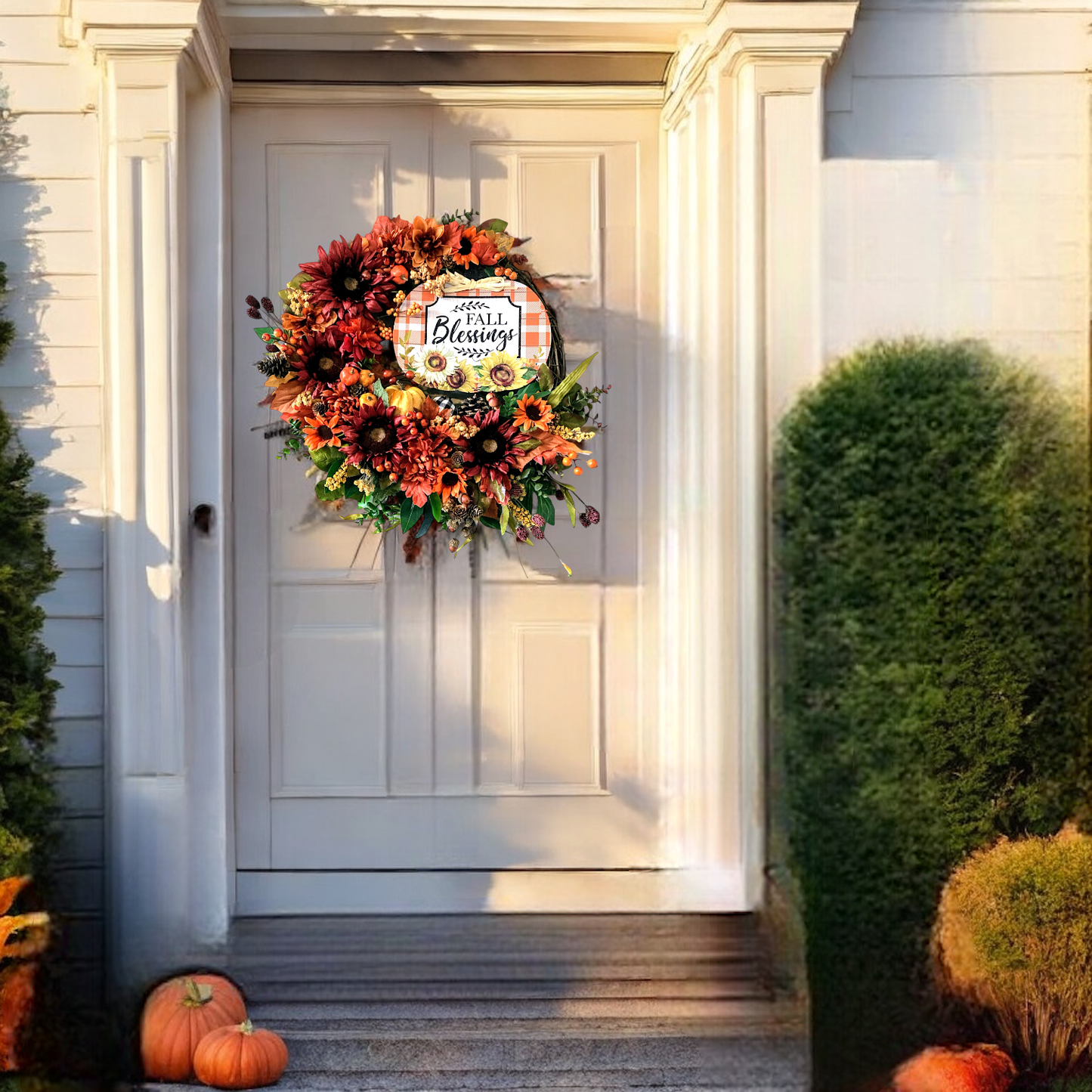 Fall Blessings Wreath