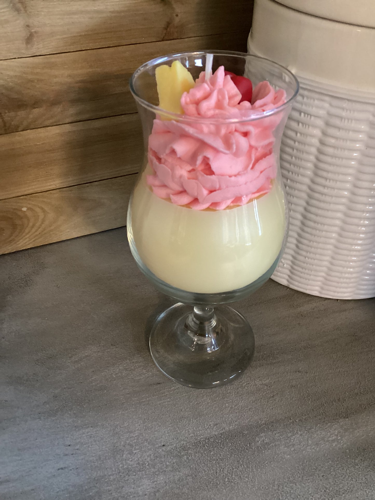 Pina Colada/Scented Drink Candle