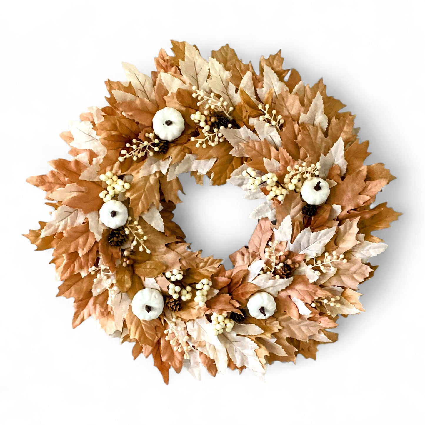 Fall Modern Maple leaf Wreath