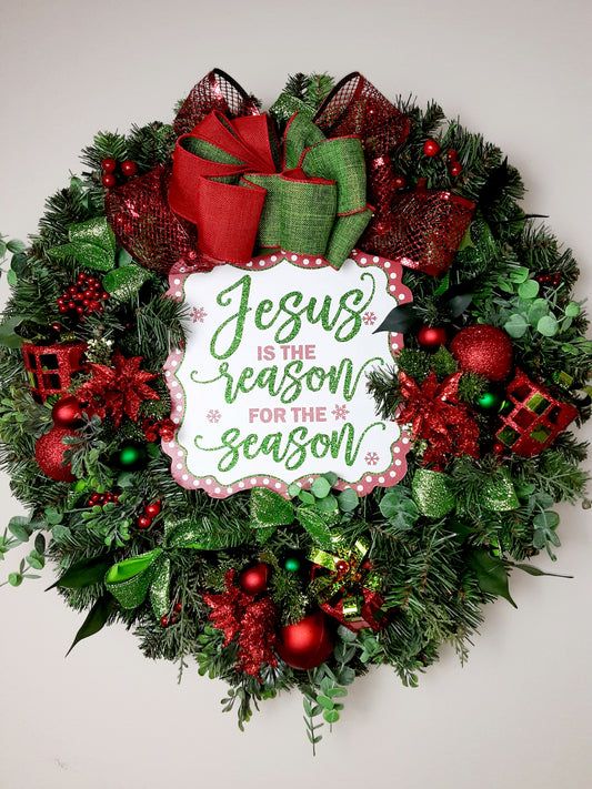 Jesus is the Reason 24"Wreath