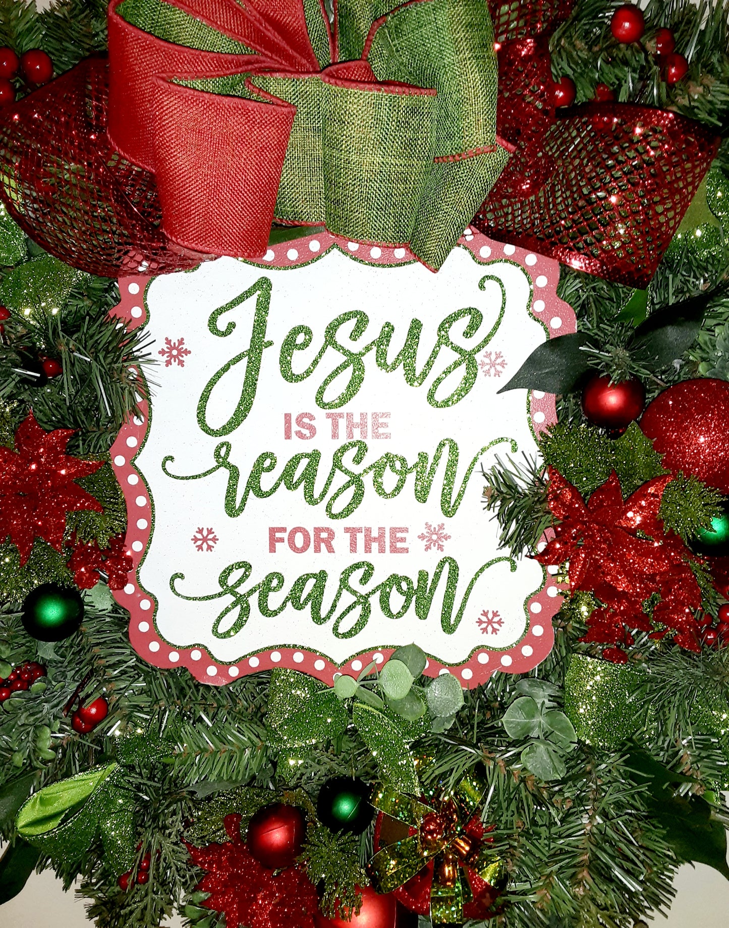 Jesus is the Reason 24"Wreath