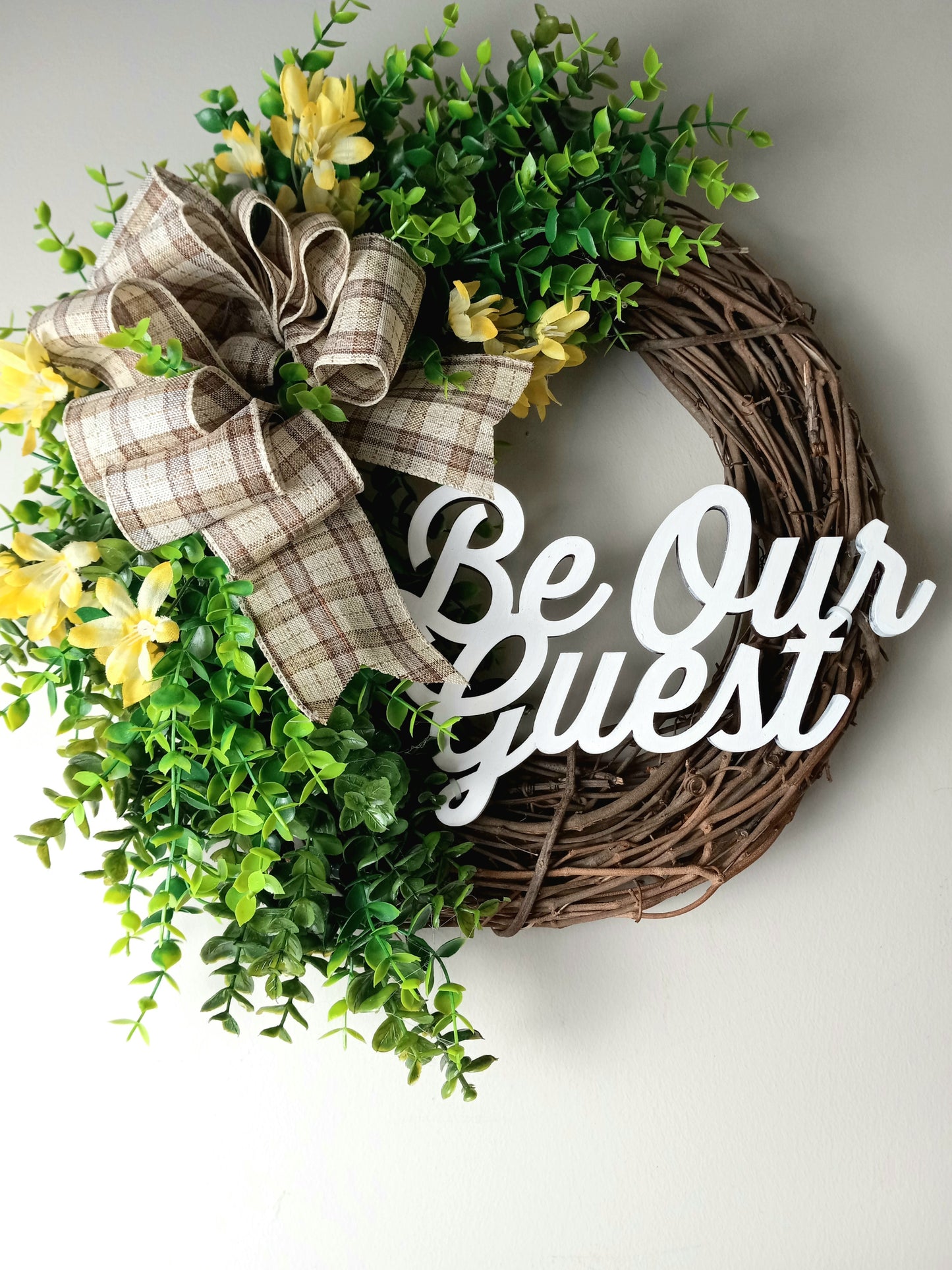 "Be our Guest " Everyday Wreath