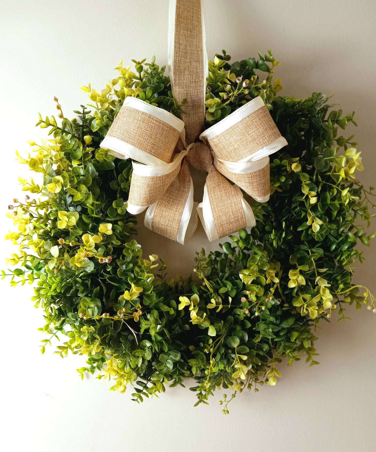 SALE! Eucalyptus & Beach Basswood Wreath