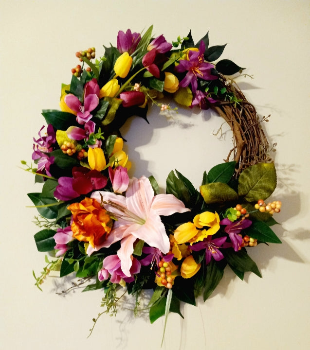 Sale!! Botanical Gardens wreath (only one of its kind)