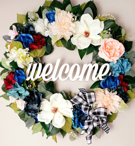 24" Garden Estate Wreath (Grapevine Wreath)