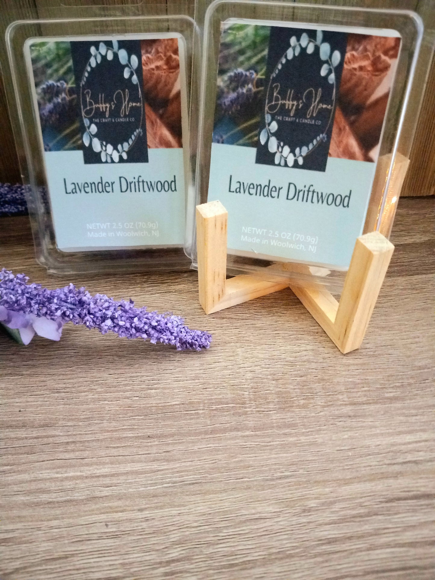 Lavender Driftwood Candles