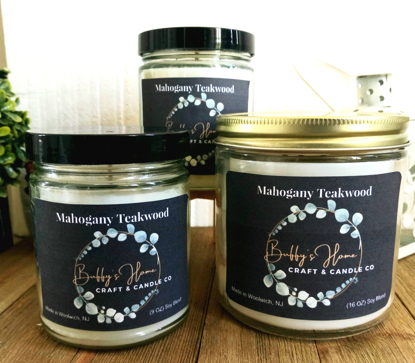 Mahogany Teakwood Fragrance Candles