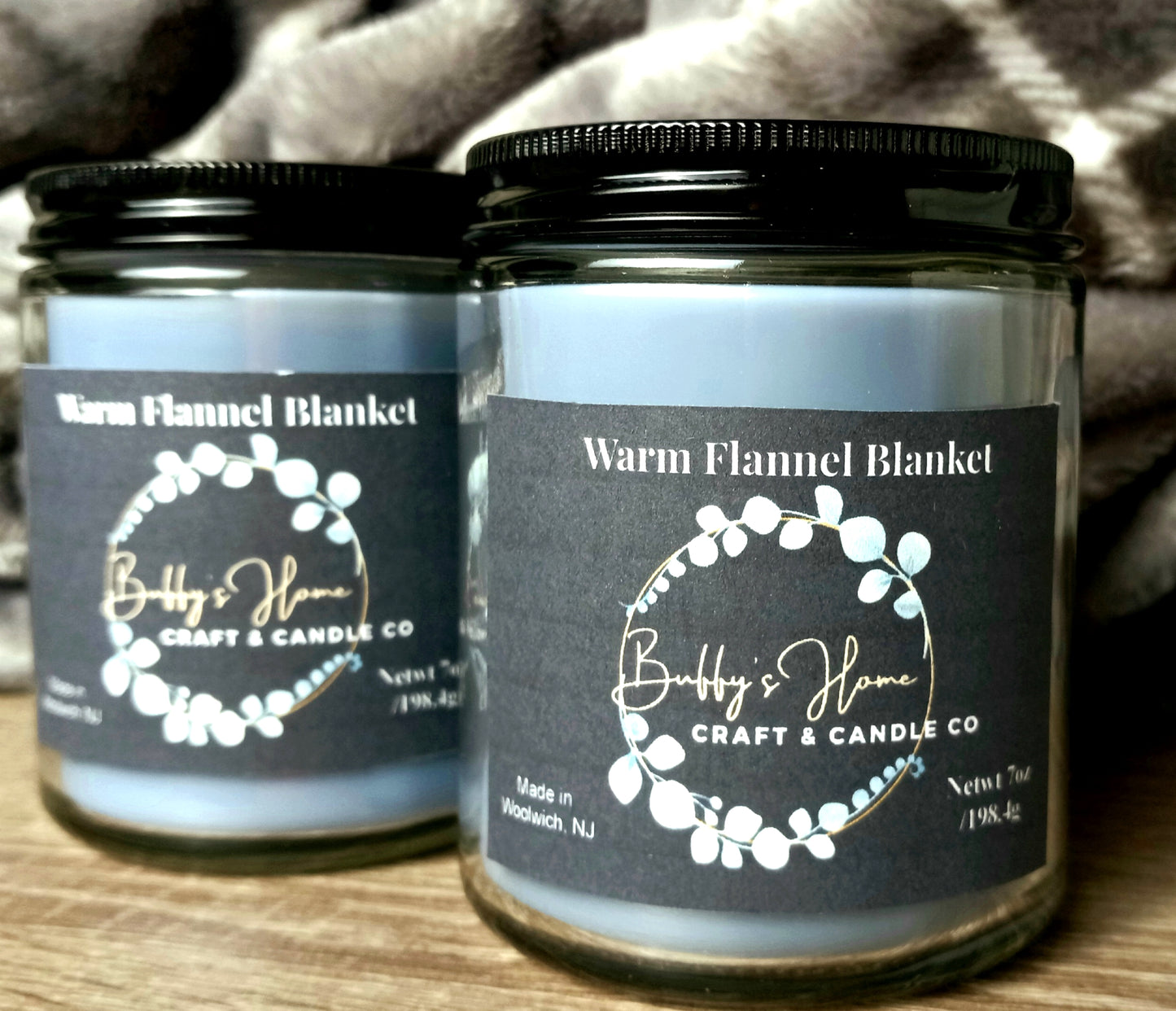 Warm Flannel Blanket 9oz Candle